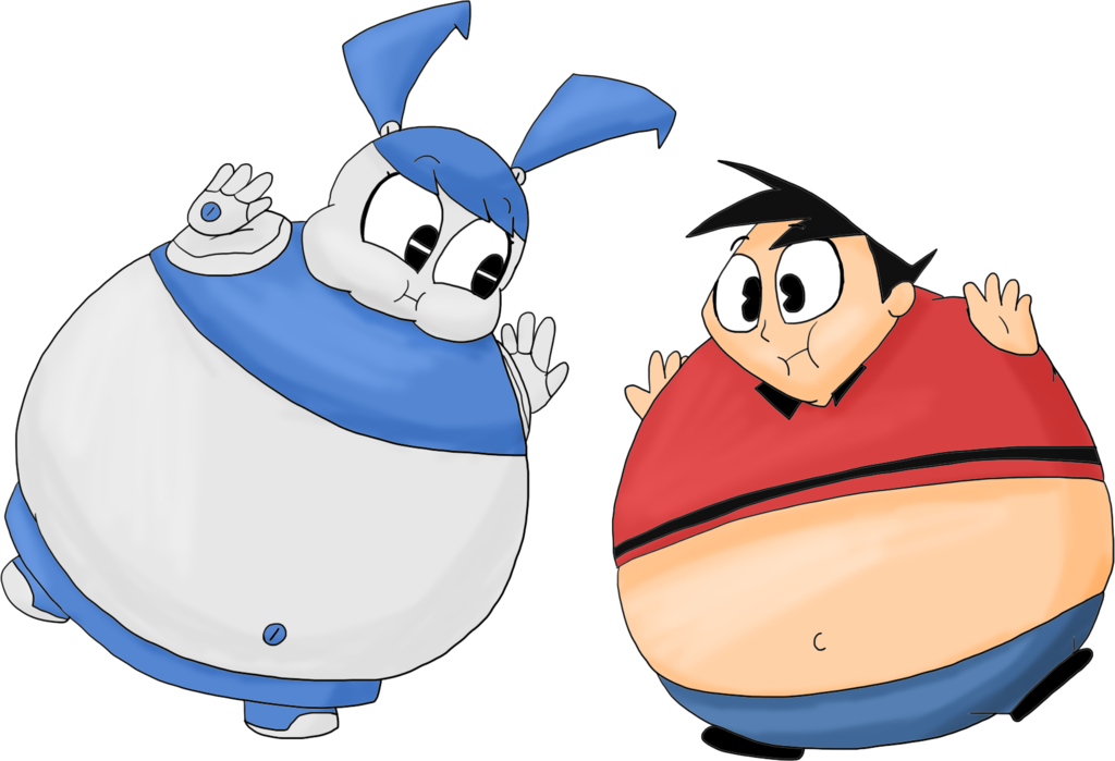 Tuck And Jenny Xj9 Inflated By Juacoproductionsarts - My Life As A Teenage Robot Tuck Inflation (1024x699)