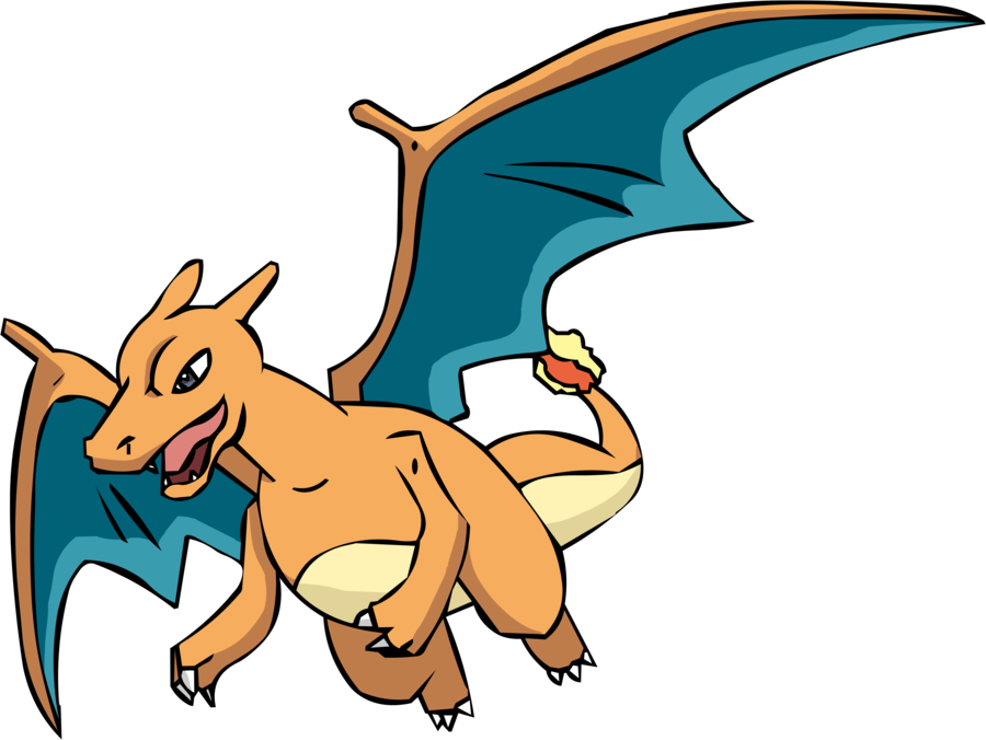 Charizard By Athosiana - Cartoon Charizard Png (900x676)