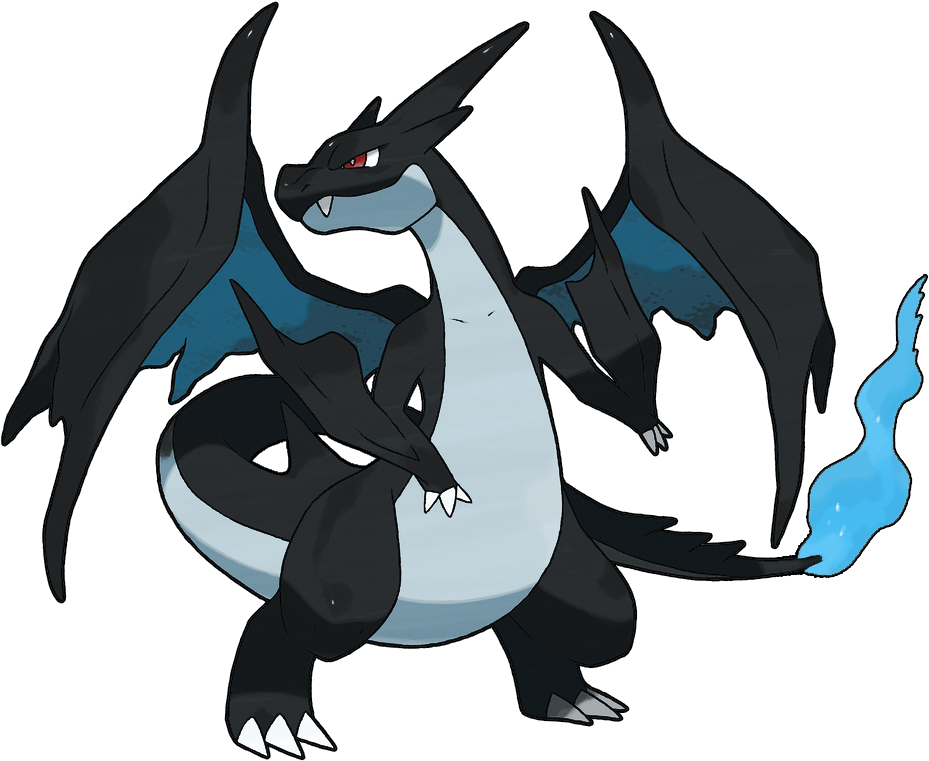 Mega Charizard Y Recolor With Mega Charizard X's Coloring - Evolved Form Of Charmander (1000x1000)