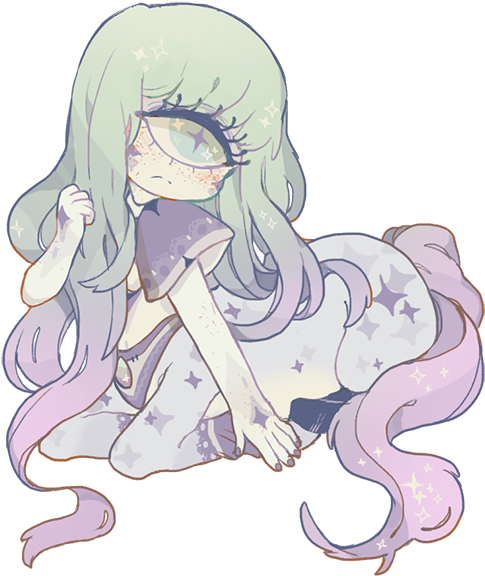 Hair Nose Mammal Vertebrate Fictional Character Purple - Anime Girl Cyclops (528x660)