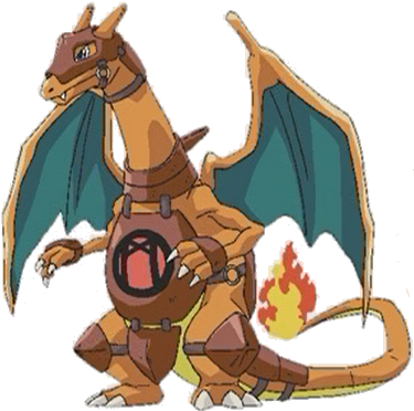 Red Army's Charizard 赤い軍隊のリザードン Red Army's Rizaadon - Lucario And The Mystery Of Mew Charizard (378x380)