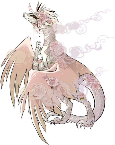 Wow I Jammed My Finger And This Was Honestly Painful - Dragon Aesthetic Drawing (500x628)