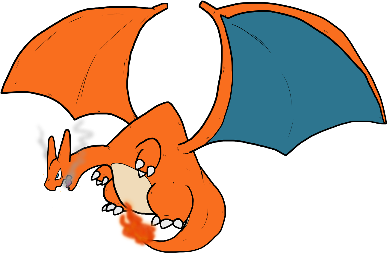 Charizard - Cartoon (1400x930)