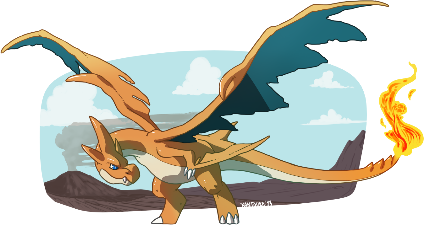 Mega Charizard Y - Charizard (1455x831)