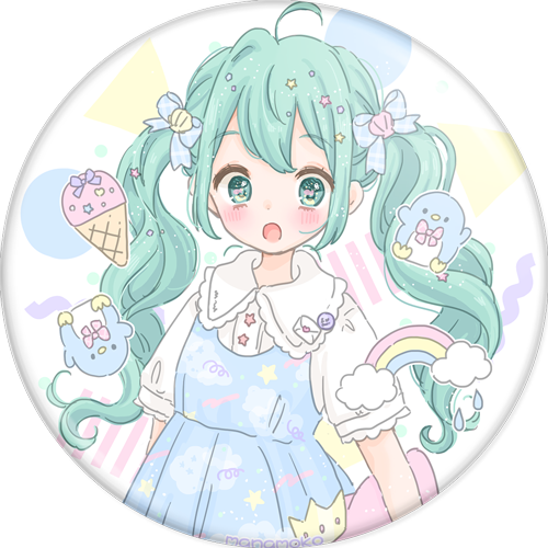 Illustrations - Hatsune Miku Pastel (500x500)