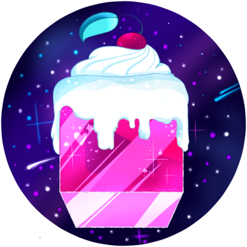 Jelly-cube Planet Is So Magical - Clip Art (500x500)