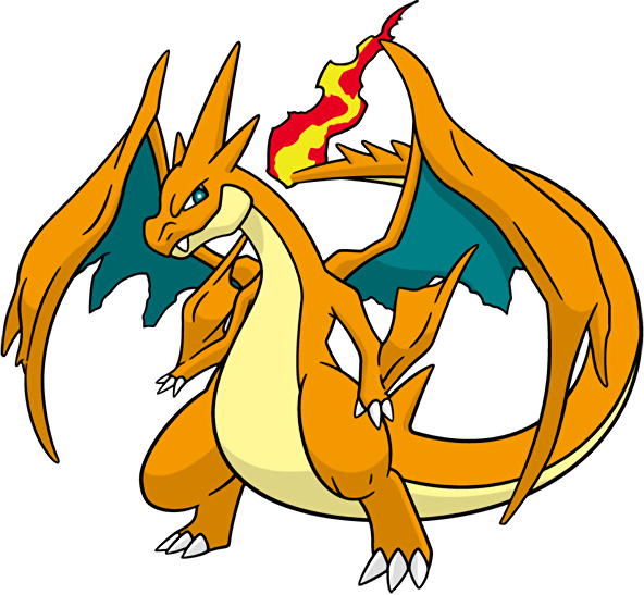 #charizard #megaevolution Y From The Official Artwork - Mega Charizard Y Ou Team (592x547)