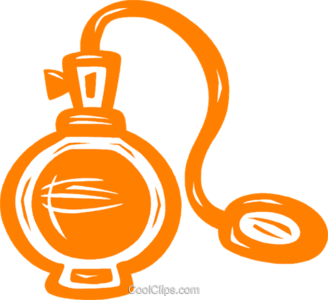 Perfume Bottle Royalty Free Vector Clip Art Illustration - Perfume Vector Png (480x439)