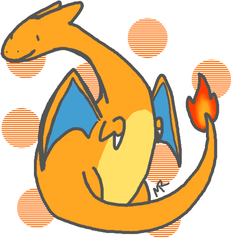 Charizard By Melissar1 - Charizard (511x527)