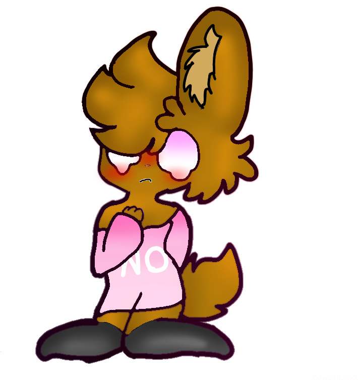 Shy Child By Xxneonfluffxx - Cartoon (768x768)