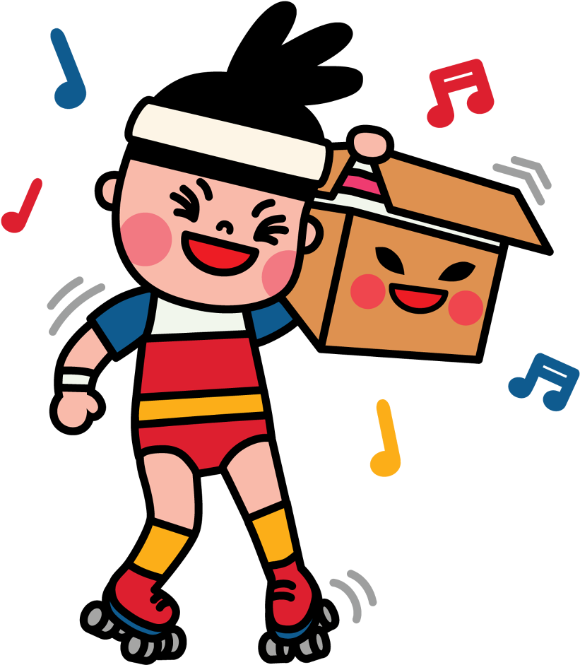 Facebook Stickers Box Girl - Paper (1000x1000)