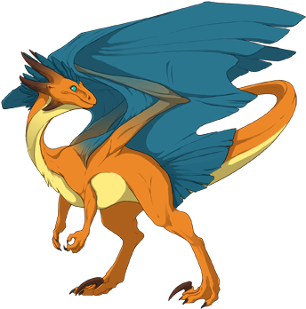 Female Charizard - Flight Rising Circuit Gene (350x350)