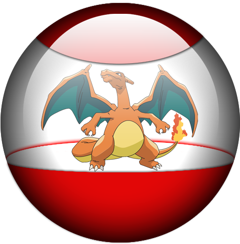 Charizard From A Pokeball From Super Smash Bros - Pokemon Charizard (500x500)
