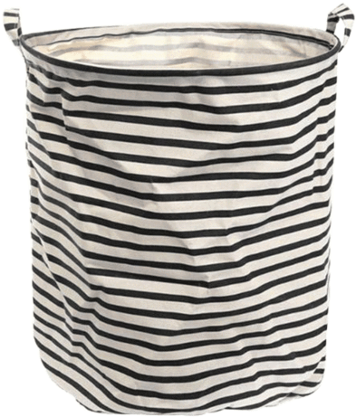 Beautiful Black U White Laundry Baskets With Black - Fieans Cartoon Household Laundry Storage Basket Foldable (480x480)