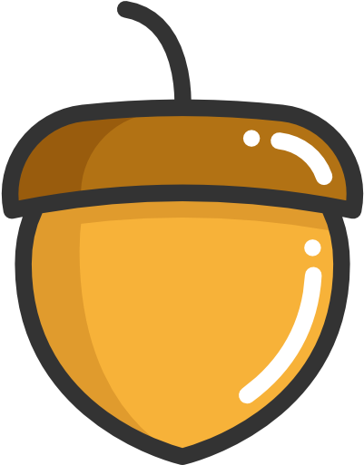 Acorn Free Icon - Nozes Desenho Png (512x512)