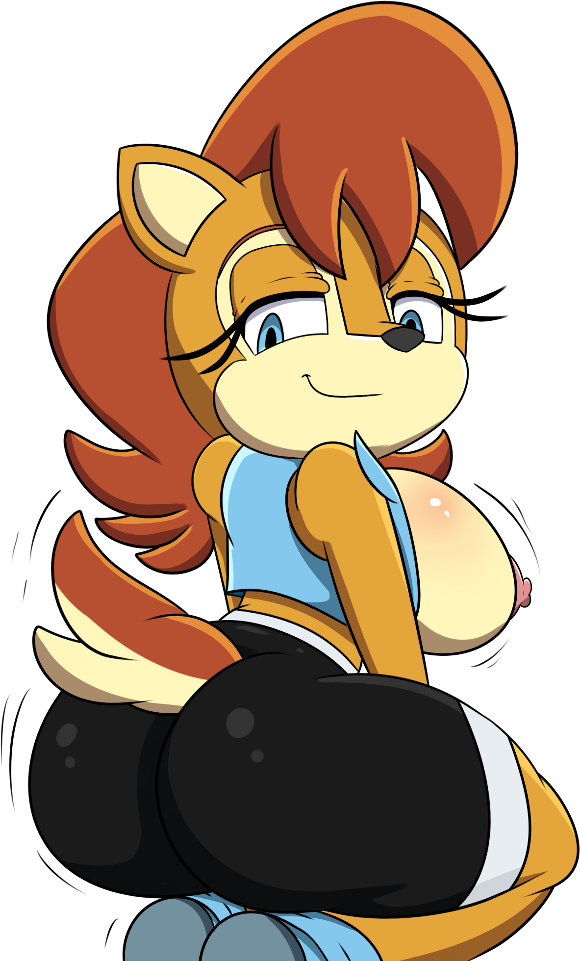 Princess Sally Acorn Rule 34 Cartoon Animation - Princess Sally Acorn (2000x2000)