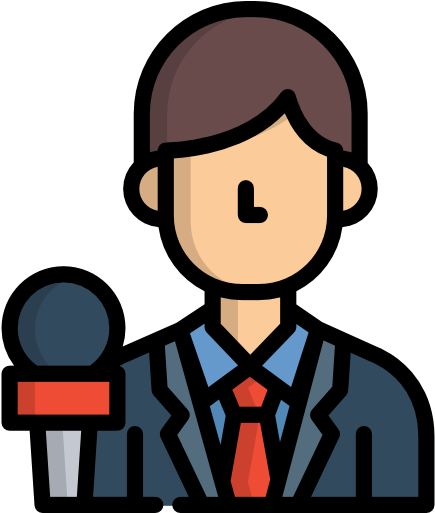 News Reporter Free Icon - Icon (512x512)