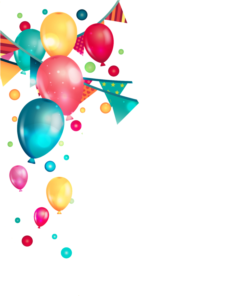 Birthday Party Balloons Png - Imagenes De Feliz Cumpleaños Maricarmen (1024x1024)