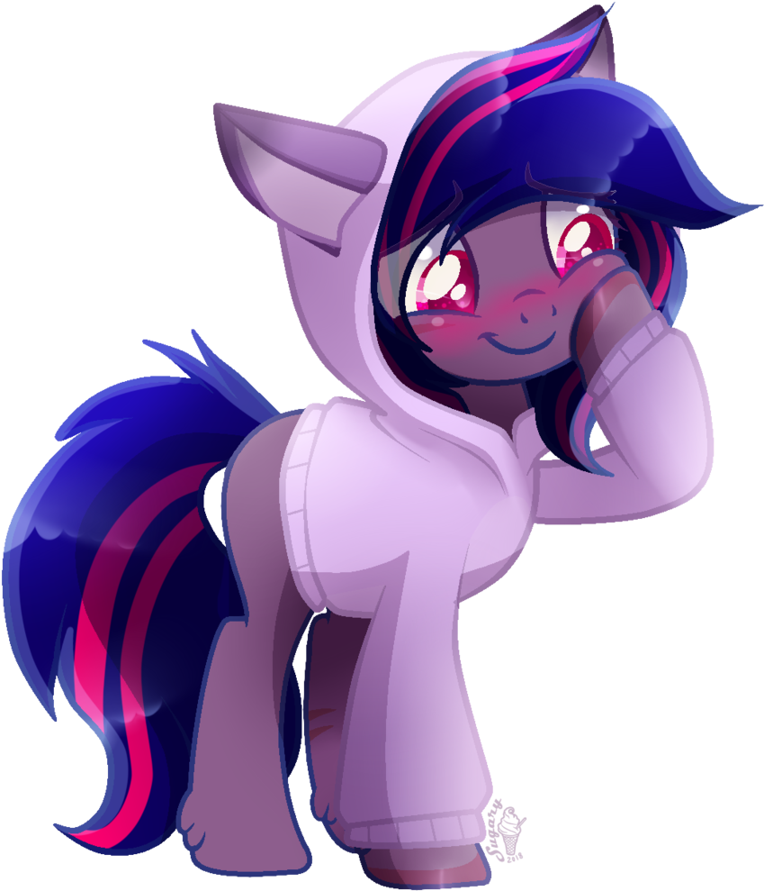 Sugaryicecreammlp, Base Used, Blushing, Cat Hoodie, - Pony (892x1024)