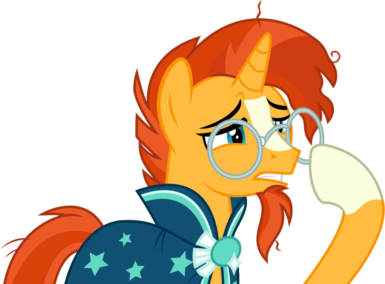 You Can Click Above To Reveal The Image Just This Once, - Mlp Sunburst Vector (1280x935)