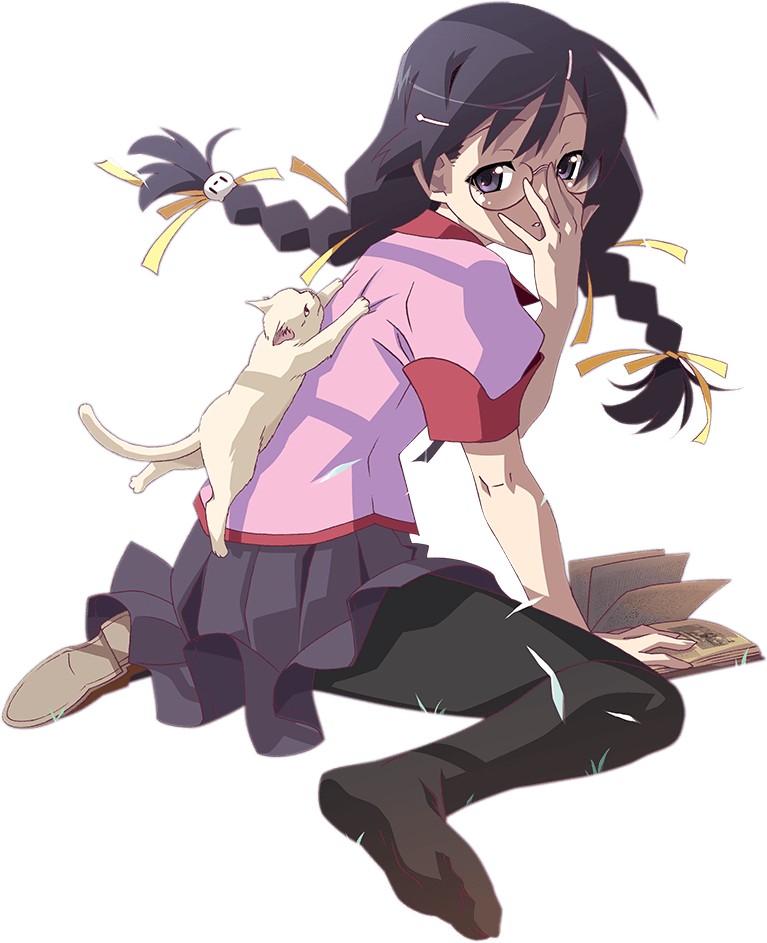 Monogatari Series Tsubasa Hanekawa Anime Glasses 005 - Monogatari Series (767x943)