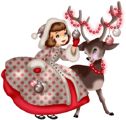 Xmas Reindeer Clip Art Images - Reindeer (500x500)