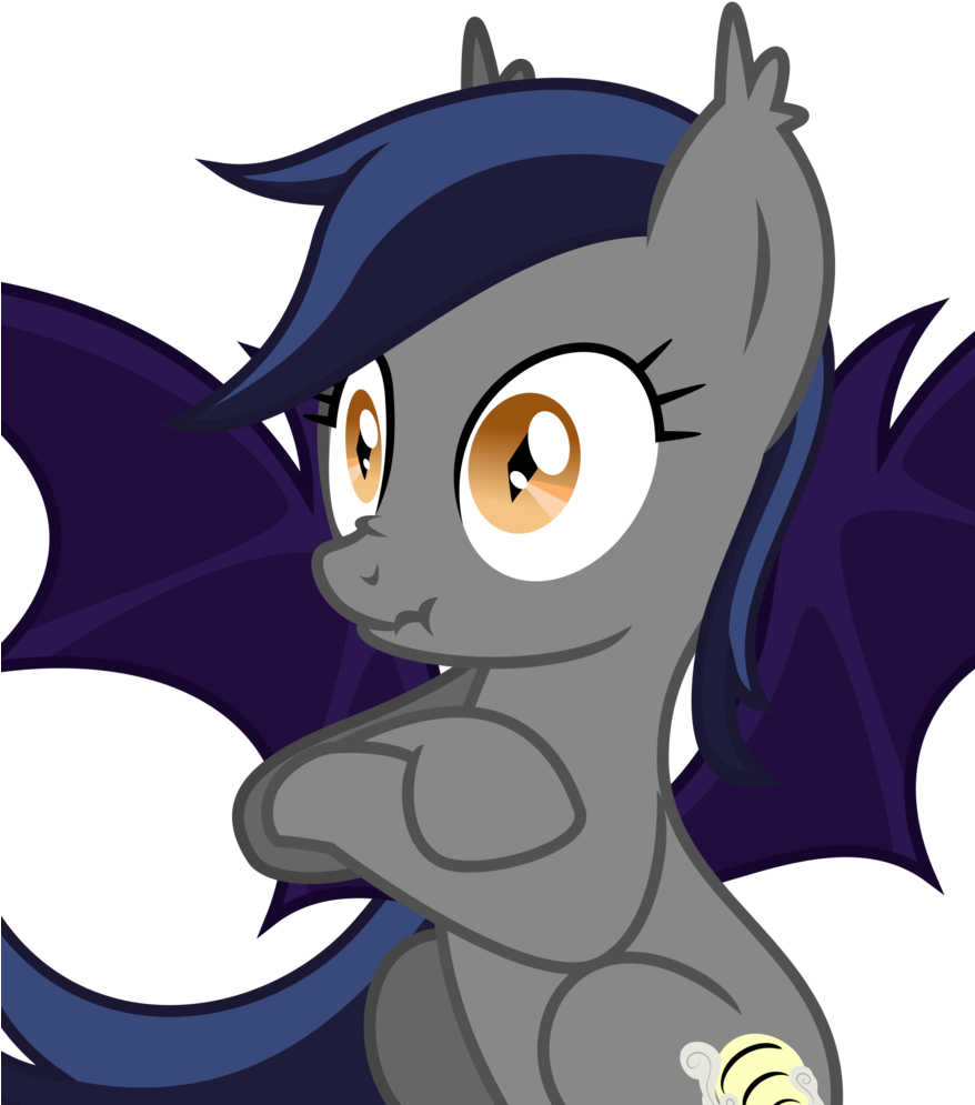 Inudewaruika, Bat Pony, Crossed Arms, Female, Mare, - Mlp Oc Scrunch Face (877x1024)