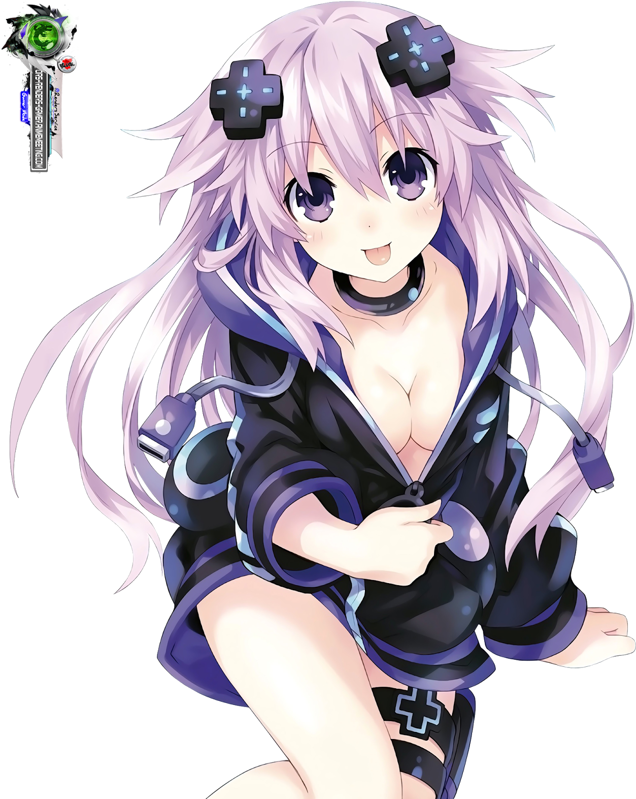 Adult Neptune Mega Cute Undresing Render - Hyperdimension Neptunia Adult Neptune Sexy (1335x1600)