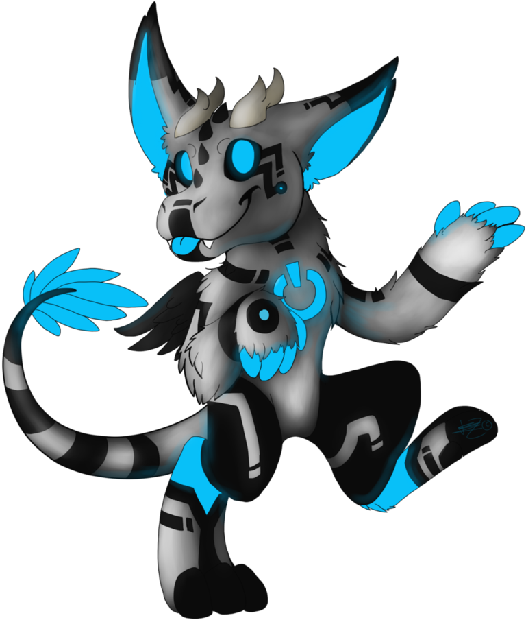 Power The Angel Dragon - Cartoon (828x965)