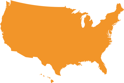 Usa Map In Black And White (517x360)