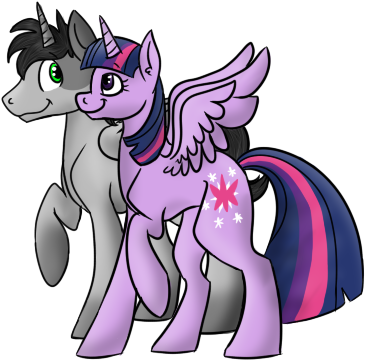 Despite Being An Alicorn, He Acts Like A Normal Silly - Cartoon (391x384)