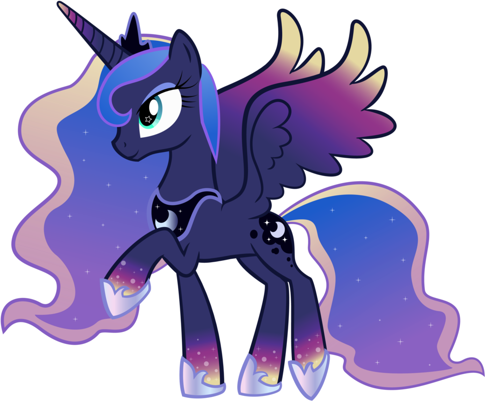 Princess Luna By Roze23 - My Little Pony Rainbow Power Luna (1024x992)
