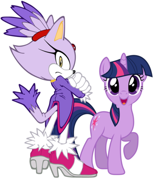 Snicketbar, Blaze The Cat, Crossover, Safe, Simple - Blaze The Cat And Twilight (583x600)