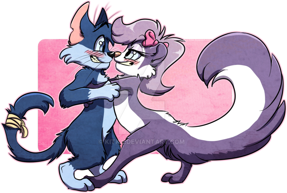 Fifi And Furrball By Kitka - Furrball (1024x716)