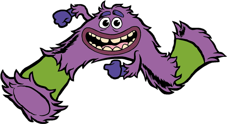 Art Running - Monster Running Clipart (750x422)
