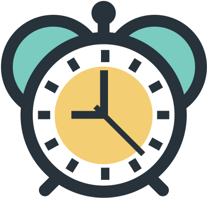 Forty, Alarm Clock, Clock Icon - 시계 벡터 (512x512)