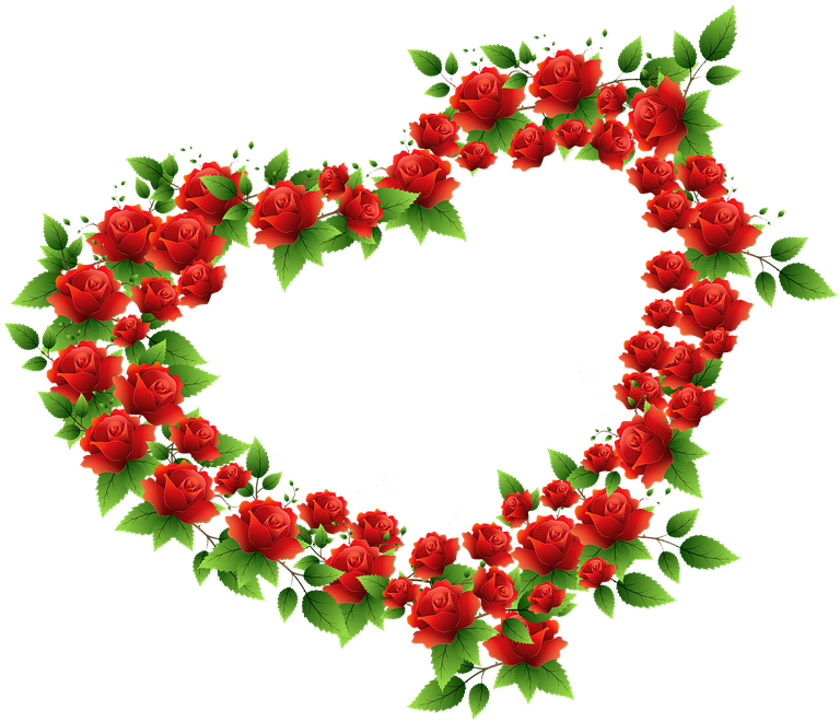 Hearts And Roses Clipart 18, Buy Clip Art - Good Evening Heart (900x720)
