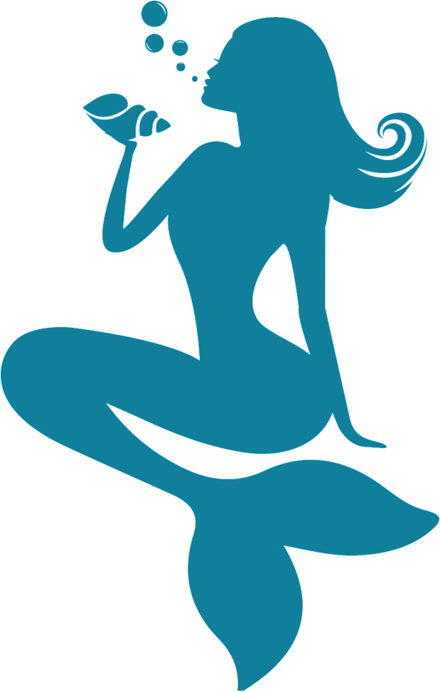 Mermaids Smoke Seaweed Sticker Oceantokes - Mermaid Smoking (632x1024)