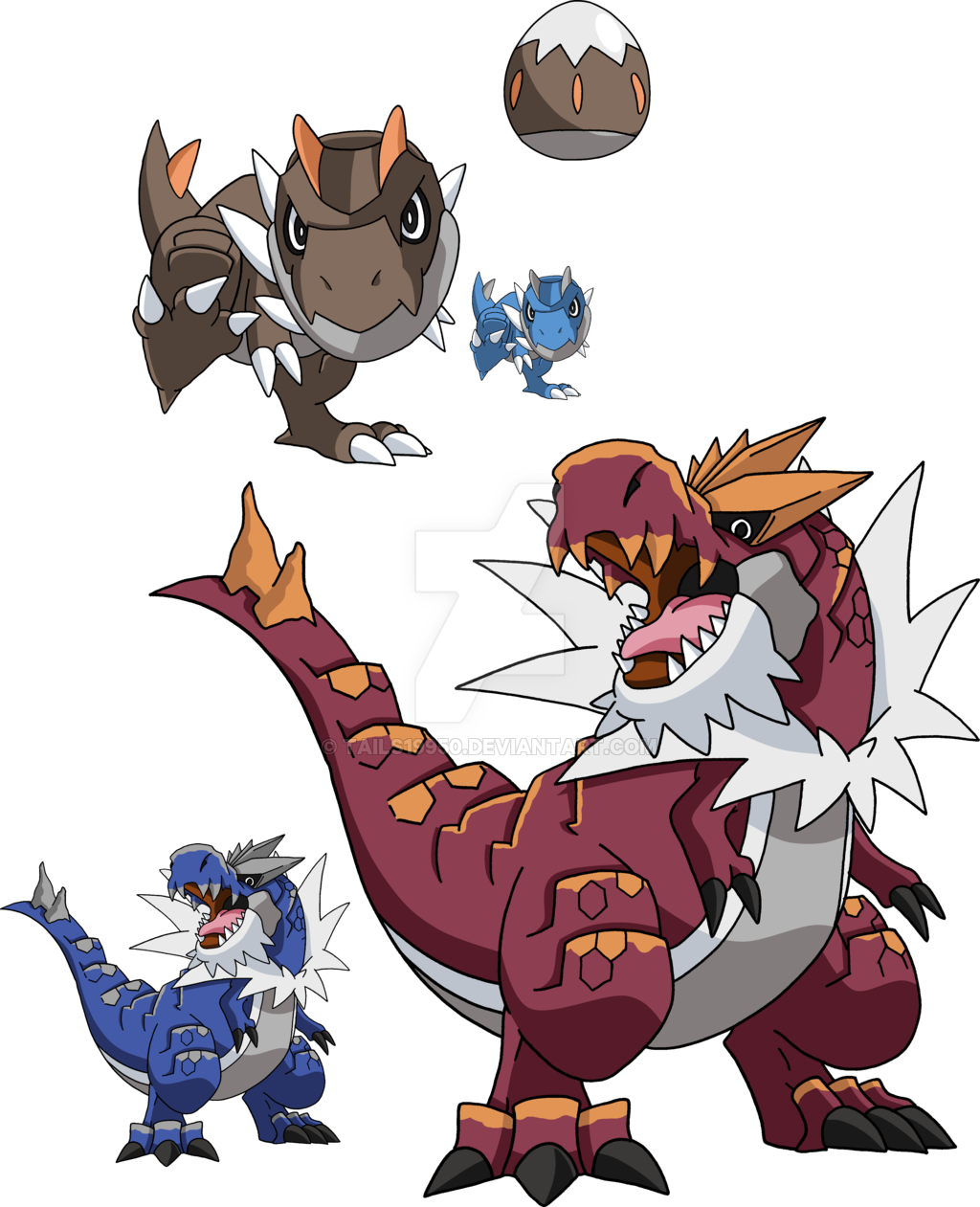 Pokémon X And Y Evolution Tyrunt Tyrantrum - Tyrunt Evolution (1024x1261)
