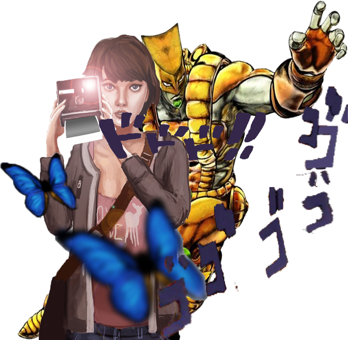 Life Is Strange Cartoon Fictional Character - Jojo's Bizarre Adventure (1142x1116)