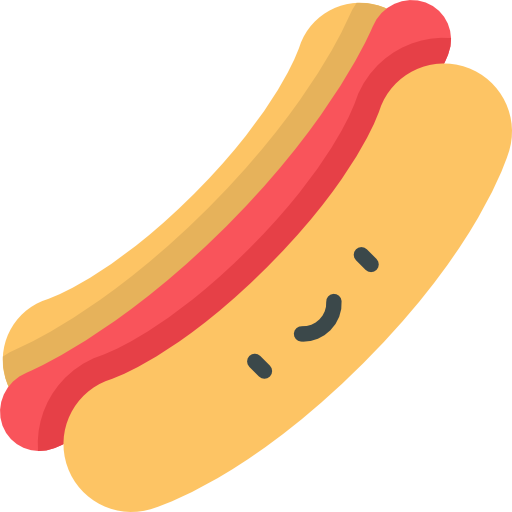 Hot Dog Free Icon - Hot Dog (512x512)