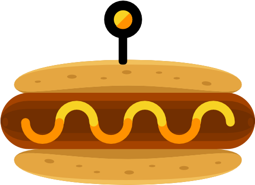 Hot Dog Free Icon - Hot Dog (512x512)