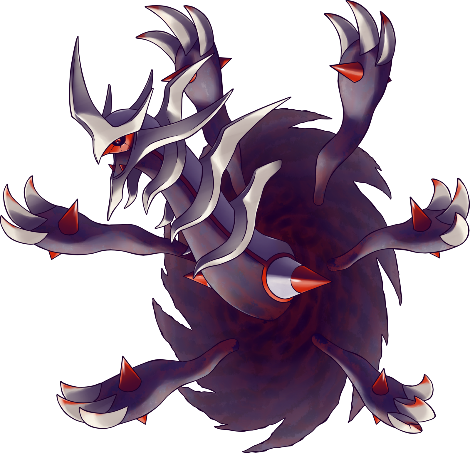 Mega/primal Giratina By Hyshirey On Deviantart - Mega Giratina (1600x1543)