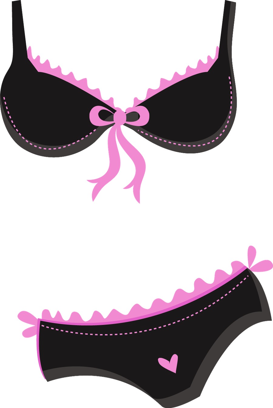Say Hello - Lingerie Clipart (900x1343)