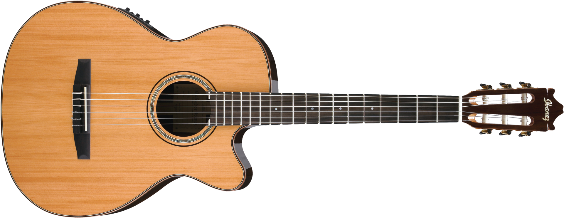 Acoustic Guitar Png Transparent Images - Cordoba C5 (nylon String Guitar Iberia Series) (2048x993)