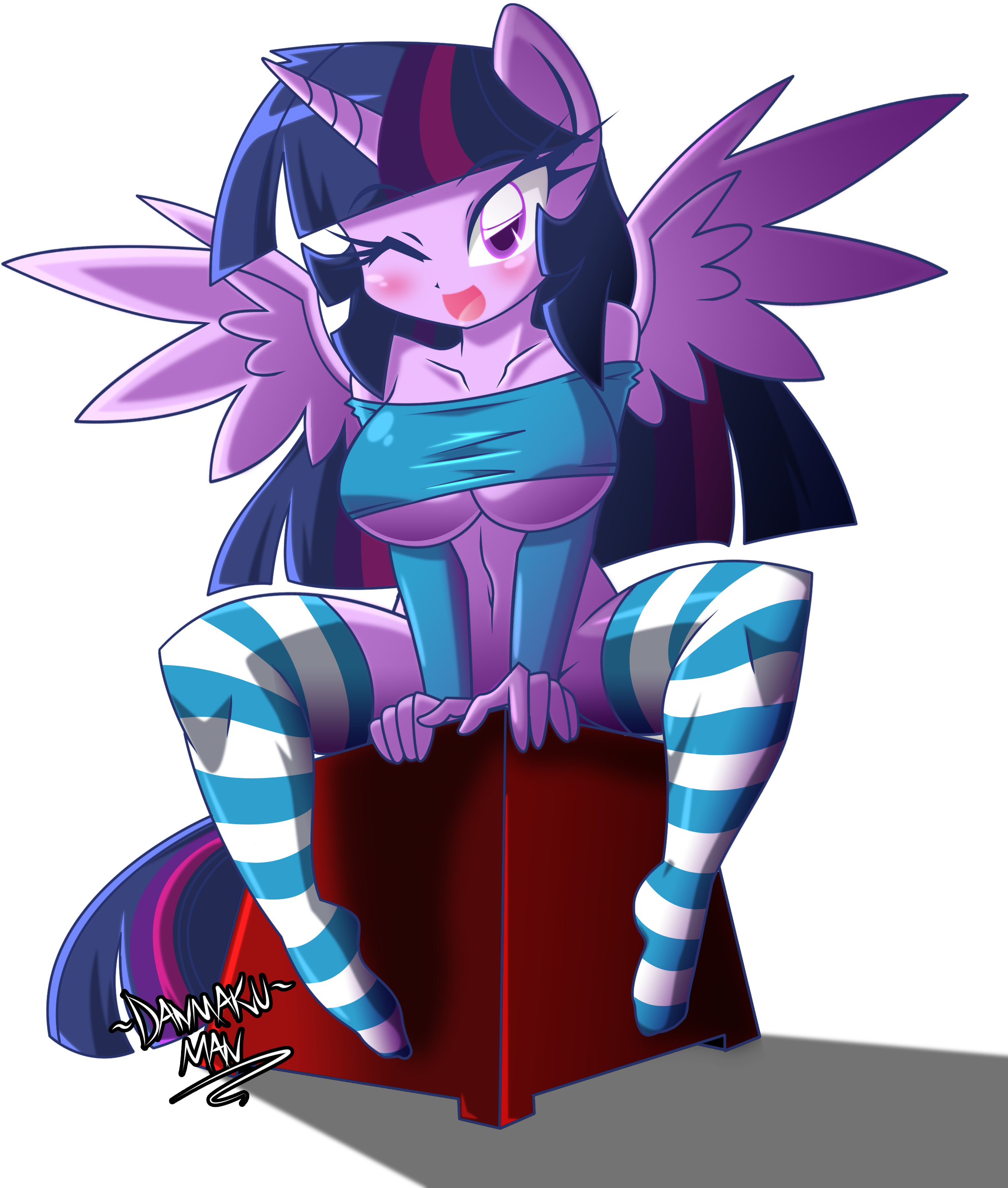 Twilight Sparkle Rarity Rainbow Dash Sunset Shimmer - Mlp Sexy Twilight Anthro (2360x3000)