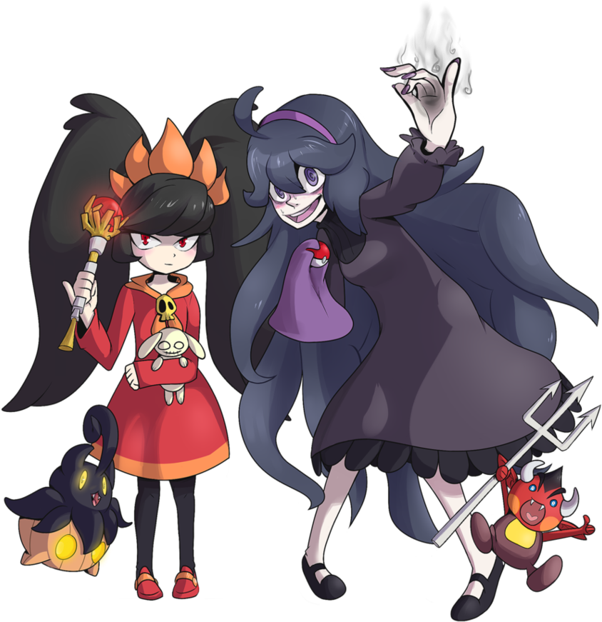 Ash Ketchum Fictional Character Cartoon Anime - Hex Maniac And Tharja (852x937)