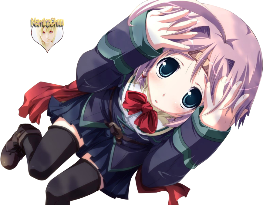 Bandaid Anime Girl Render By Naminechuu - Wallpaper (900x675)