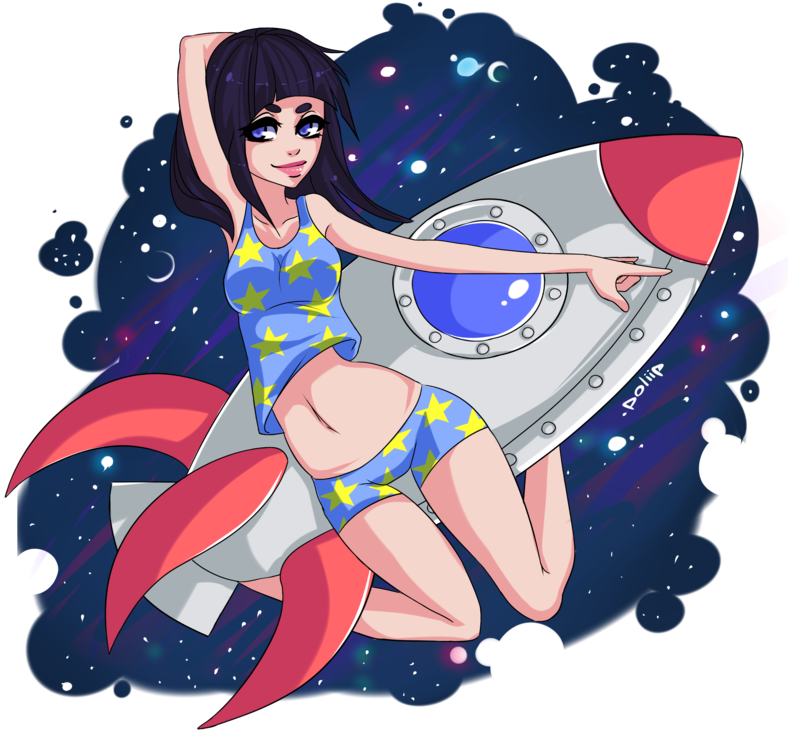 Space Trip By Poliip - Fairy (800x800)