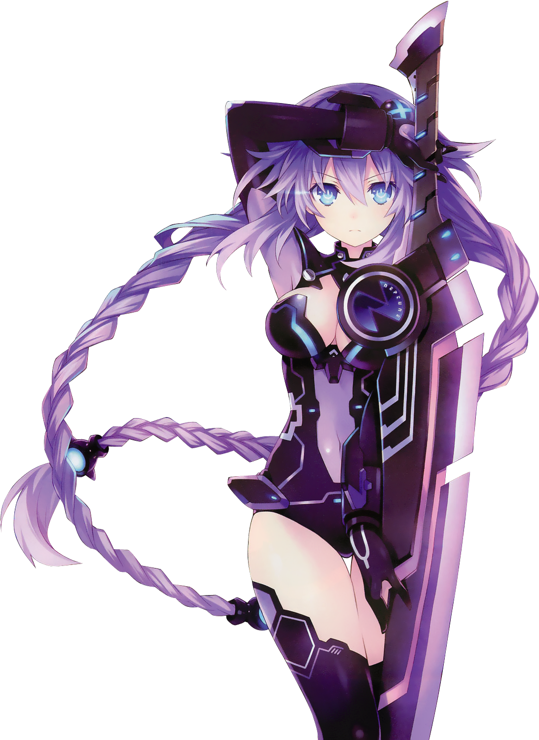 Choujigen Game Neptune - Hyperdimension Neptunia Purple Heart (1200x1500)